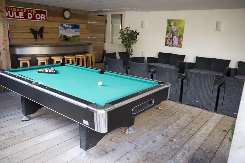 Groepsaccommodatie Nijmegen, pooltafel